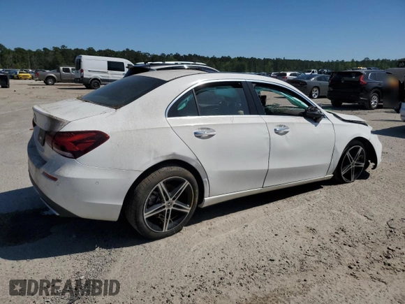 2020 Mercedes-Benz A 220 with VIN W1K3G4EB5LJ224217, listed as a Copart auction lot 52982325 with Not Provided miles and Clean Title. Bid and sale history available at DreamBid. Image 3.