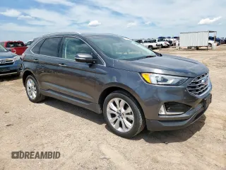 2020 Ford Edge Titanium with VIN 2FMPK3K90LBB37444, listed as a Copart auction lot 60570005 with 118,668 mi miles and Clean title. Bid and sale history available at DreamBid. Image 4.