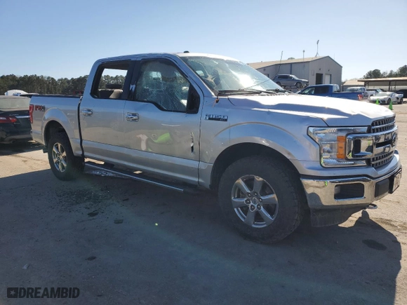 2018 Ford F-150 XL with VIN 1FTEW1E57JFE58700, listed as a Copart auction lot 47924605 with 125,724 mi miles and Salvage Title. Bid and sale history available at carsss.com. Image 4.