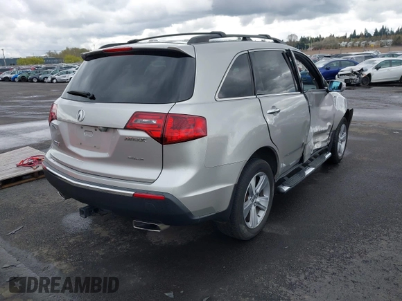 2012 Acura MDX Tech Pkg with VIN 2HNYD2H36CH516892, listed as a IAAI auction lot 41956558 with 162,318 mi miles. Bid and sale history available at carsss.com. Image 4.