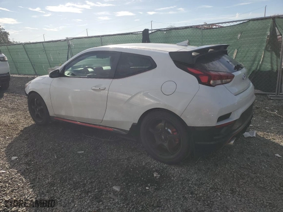 2020 Hyundai Veloster N with VIN KMHT36AH2LU004930, listed as a Copart auction lot 41761355 with 64,978 mi miles and Salvage Title. Bid and sale history available at carsss.com. Image 2.