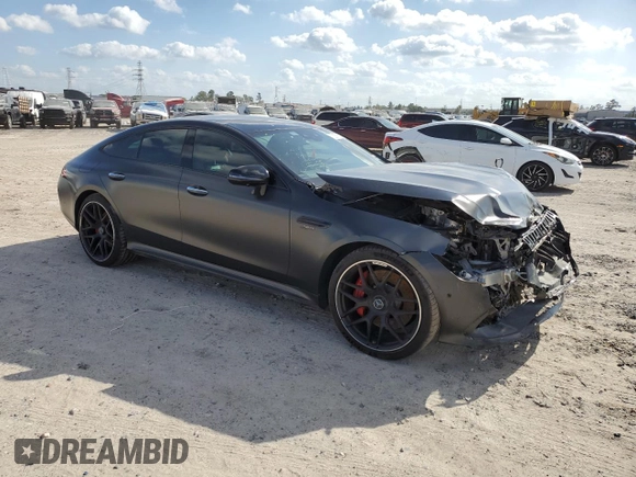2022 Mercedes-Benz AMG GT 53 с VIN W1K7X6BB7NA053040, выставлен на аукционе Copart как лот 82606224 с пробегом 24 813 миль миль и Списание • Salvage title. История ставок и продаж доступна на DreamBid. Изображение 4.