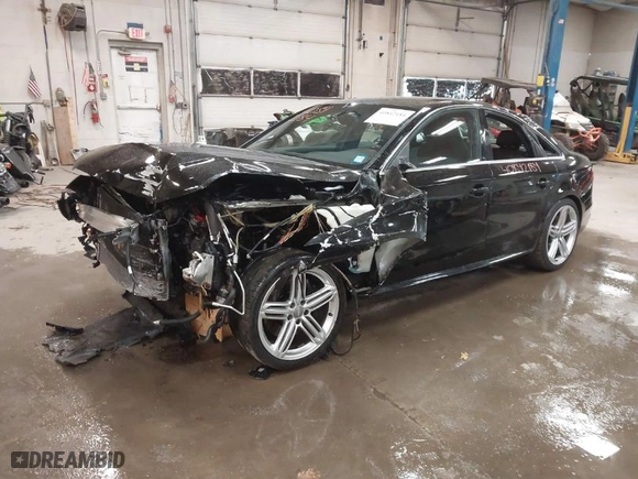 2014 Audi S4 Premium Plus with VIN WAUBGAFL9EA001206, listed as a IAAI auction lot 40842184 with 109418 miles. Bid and sale history available at carsss.com. Image 2.