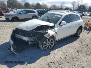 2017 Infiniti QX50 with VIN JN1BJ0RP1HM380057, listed as a Copart auction lot 50764285 with 0 mi miles and Salvage Title. Bid and sale history available at carsss.com. Image 1.