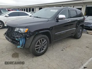 2019 Jeep Grand Cherokee Limited with VIN 1C4RJFBG8KC568886, listed as a Copart auction lot 52147345 with 153,487 mi miles and Salvage title. Bid and sale history available at DreamBid. Image 1.
