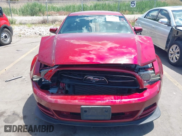 2014 Ford Mustang V6 with VIN 1ZVBP8AM9E5284966, listed as a IAAI auction lot 42440410 with 100,161 mi miles and . Bid and sale history available at DreamBid. Image 12.