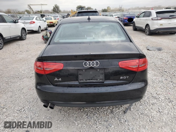 2013 Audi A4 Premium with VIN WAUAFAFL8DN050676, listed as a Copart auction lot 78617514 with 84,423 mi miles and Salvage Title. Bid and sale history available at carsss.com. Image 6.