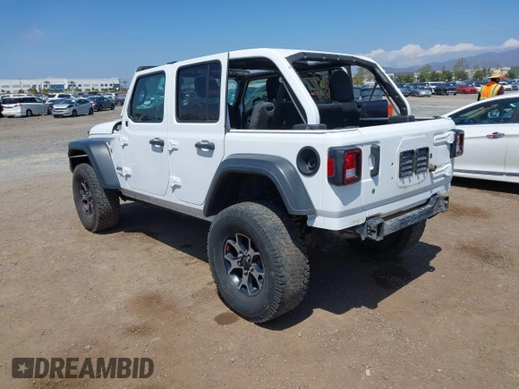 2018 Jeep Wrangler Unlimited Sport S z VIN 1C4HJXDG6JW210973, wystawiony jako IAAI lot #42154094 z przebiegiem 116 620 mil mil oraz . Historia ofert i sprzedaży dostępna na DreamBid. Obrazek 3.