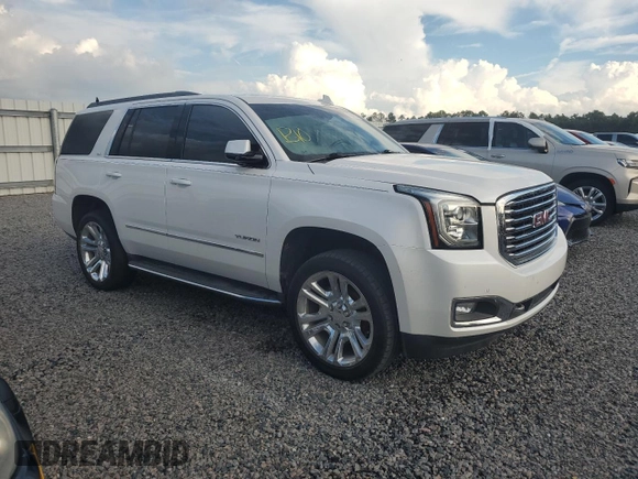 2019 GMC Yukon SLT with VIN 1GKS1BKC3KR154391, listed as a Copart auction lot 73846874 with 0 mi miles and Salvage Title. Bid and sale history available at carsss.com. Image 4.