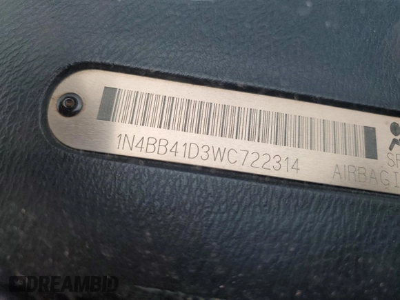 1998 Nissan Sentra z VIN 1N4BB41D3WC722314, wystawiony jako Copart lot #81958934 z przebiegiem Nie podano mil oraz Szkoda całkowita • Salvage title. Historia ofert i sprzedaży dostępna na DreamBid. Obrazek 12.