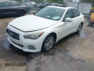 2016 Infiniti Q50 3.0t Premium with VIN JN1EV7AP7GM302998, listed as a IAAI auction lot 41912016 with 115,391 mi miles. Bid and sale history available at carsss.com. Image 17.