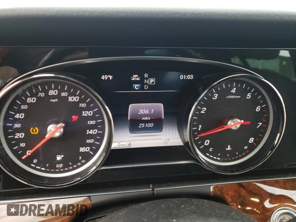 2018 Mercedes-Benz E-Class E 300 with VIN WDDZF4KB0JA485642, listed as a Copart auction lot 64412002 with 25,100 mi miles. Bid and sale history available at carsss.com. Image 9.