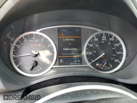 2019 Nissan Sentra S with VIN 3N1AB7AP3KY236382, listed as a Copart auction lot 50980355 with 48,479 mi miles and Salvage Title. Bid and sale history available at carsss.com. Image 9.