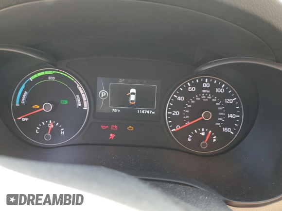 2017 Kia Optima with VIN KNAGT4LE7H5010668, listed as a Copart auction lot 55156335 with 114,747 mi miles and Salvage title. Bid and sale history available at DreamBid. Image 9.