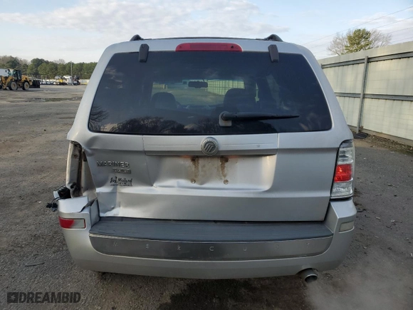 2009 Mercury Mariner Premier with VIN 4M2CU87709KJ06169, listed as a Copart auction lot 45117035 with 208,223 mi miles and Salvage Title. Bid and sale history available at carsss.com. Image 6.