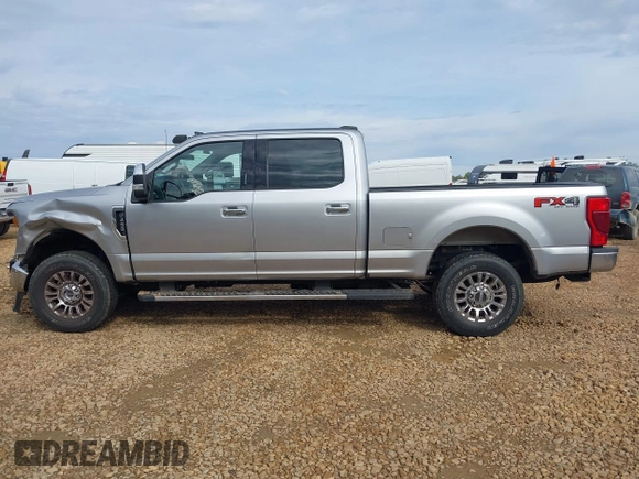 2021 Ford Super Duty F-250 SRW XL with VIN 1FT7W2BN1MEE03270, listed as a IAAI auction lot 41430415 with 56,200 mi miles. Bid and sale history available at carsss.com. Image 14.