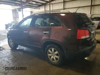 2011 Kia Sorento LX with VIN 5XYKT4A12BG017295, listed as a Copart auction lot 54322535 with 165,784 mi miles and Salvage Title. Bid and sale history available at carsss.com. Image 2.