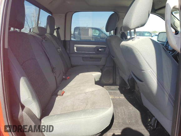 2018 Ram 1500 Big Horn with VIN 1C6RR7LTXJS167989, listed as a Copart auction lot 56012885 with 106,623 mi miles and Clean title. Bid and sale history available at DreamBid. Image 10.