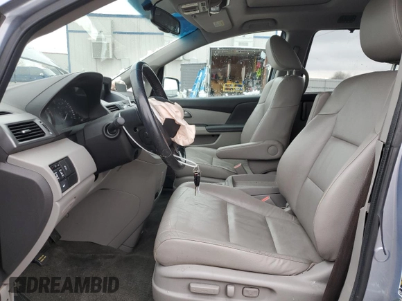 2013 Honda Odyssey EX-L with VIN 5FNRL5H61DB026098, listed as a Copart auction lot 51794625 with 124,471 mi miles and Salvage Title. Bid and sale history available at carsss.com. Image 7.