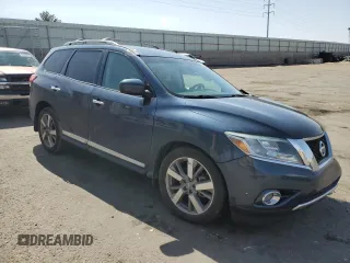 2014 Nissan Pathfinder SV with VIN 5N1AR2MM7EC730265, listed as a Copart auction lot 52256905 with 153,595 mi miles and Salvage Title. Bid and sale history available at carsss.com. Image 4.