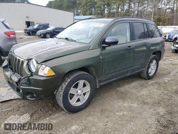 2008 Jeep Compass Sport with VIN 1J8FT47W58D685113, listed as a Copart auction lot 42317235 with 226,604 mi miles and Salvage Title. Bid and sale history available at carsss.com. Image 1.