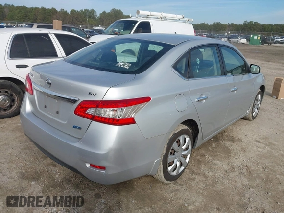 2014 Nissan Sentra S with VIN 3N1AB7AP2EL675817, listed as a IAAI auction lot 41457520 with 136,574 mi miles and . Bid and sale history available at DreamBid. Image 4.