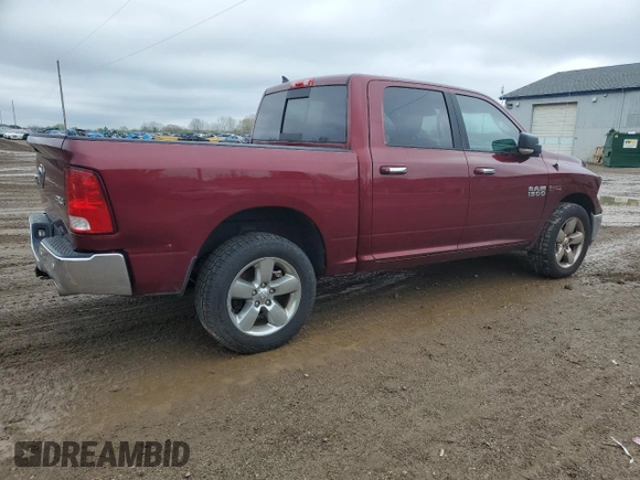 2017 Ram 1500 Big Horn with VIN 1C6RR7LM2HS878833, listed as a Copart auction lot 55676235 with 169,990 mi miles and Clean title. Bid and sale history available at DreamBid. Image 3.