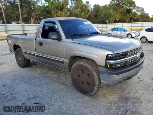 2000 Chevrolet Silverado 1500 with VIN 1GCEK14V5YE425577, listed as a Copart auction lot 77032444 with 123,428 mi miles and Salvage Title. Bid and sale history available at carsss.com. Image 4.