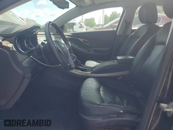 2012 Buick LaCrosse Touring with VIN 1G4GJ5E35CF323193, listed as a Copart auction lot 53535615 with 104,129 mi miles and Salvage title. Bid and sale history available at DreamBid. Image 7.