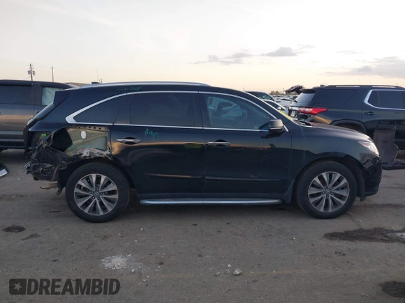 2014 Acura MDX Tech Pkg with VIN 5FRYD4H4XEB027753, listed as a IAAI auction lot 41131970 with 103,586 mi miles. Bid and sale history available at carsss.com. Image 14.