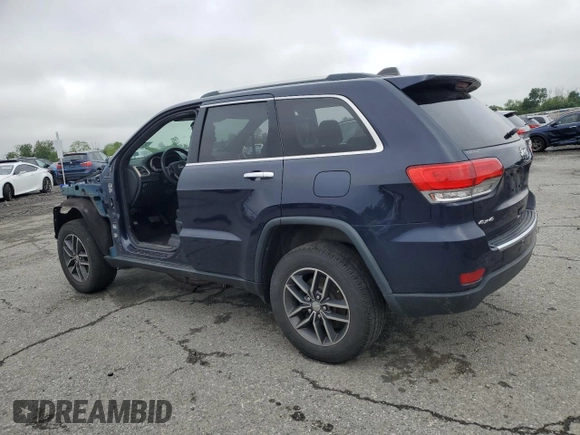 2017 Jeep Grand Cherokee Limited with VIN 1C4RJFBG6HC801902, listed as a Copart auction lot 58789455 with Not provided miles and Salvage title. Bid and sale history available at DreamBid. Image 2.