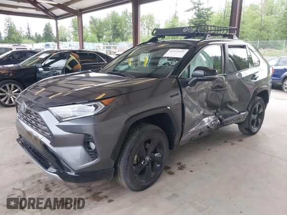 2021 Toyota RAV4 Hybrid XSE z VIN 4T3E6RFV2MU007724, wystawiony jako IAAI lot #42213345 z przebiegiem 31 089 mil mil oraz . Historia ofert i sprzedaży dostępna na DreamBid. Obrazek 18.