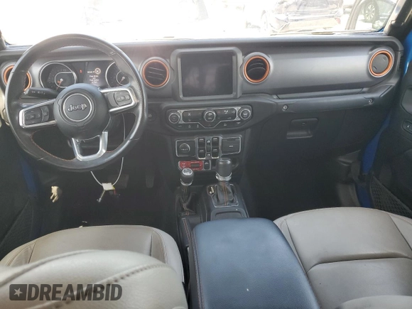 2022 Jeep Gladiator Mojave with VIN 1C6JJTEG2NL172679, listed as a Copart auction lot 51756905 with 48,537 mi miles and Salvage title. Bid and sale history available at DreamBid. Image 8.