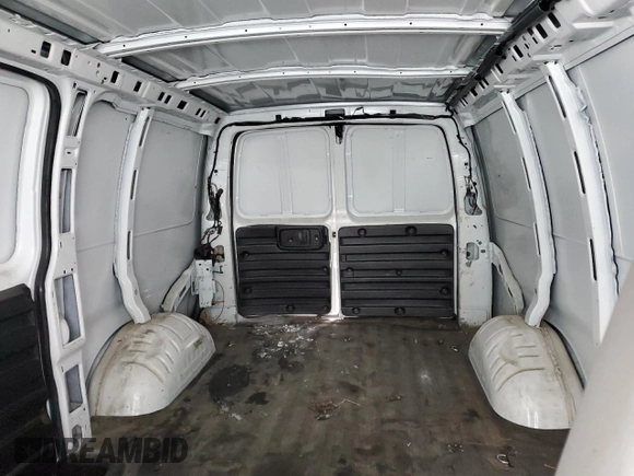 2019 Chevrolet Express Cargo Van with VIN 1GCWGAFGXK1313599, listed as a Copart auction lot 42170245 with 161,298 mi miles and Clean Title. Bid and sale history available at carsss.com. Image 10.