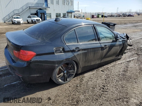 2015 BMW 3 Series 320i xDrive with VIN WBA3C3G59FNT51733, listed as a Copart auction lot 52123345 with Not provided miles and Salvage title. Bid and sale history available at DreamBid. Image 3.