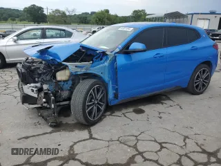 2023 BMW X2 sDrive28i with VIN WBXYH9C08P5V32303, listed as a Copart auction lot 64951994 with 22,462 mi miles and Salvage Title. Bid and sale history available at carsss.com. Image 1.