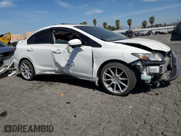 2015 Honda Civic Si with VIN 2HGFB6E50FH703552, listed as a Copart auction lot 57911915 with 104,489 mi miles and Salvage title. Bid and sale history available at DreamBid. Image 4.