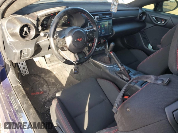 2022 Subaru BRZ Premium with VIN JF1ZDBB16N9702085, listed as a Copart auction lot 83525714 with 27,123 mi miles and Salvage Title. Bid and sale history available at carsss.com. Image 8.