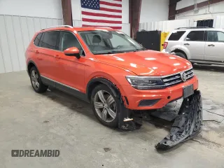 2019 Volkswagen Tiguan SEL Premium with VIN 3VV4B7AX6KM004524, listed as a Copart auction lot 50950915 with 77,563 mi miles and Salvage Title. Bid and sale history available at DreamBid. Image 4.