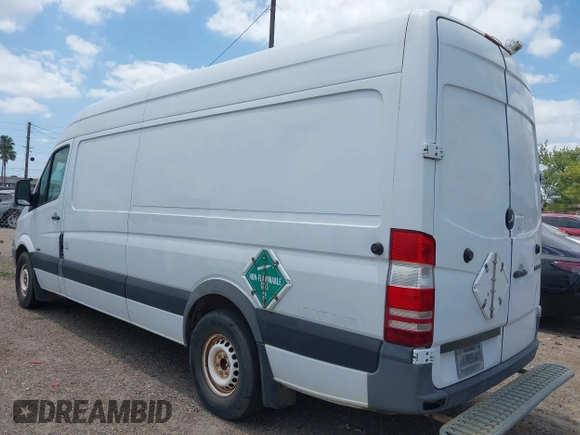 2012 Mercedes-Benz Sprinter Cargo with VIN WD3PE8CB7C5673557, listed as a IAAI auction lot 42044315 with Not Provided miles. Bid and sale history available at carsss.com. Image 3.