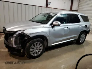 2025 Hyundai Palisade SEL z VIN KM8R24GE1SU862497, wystawiony jako Copart lot #55897675 z przebiegiem 16 978 mil mil oraz Czysty tytuł • Clean title. Historia ofert i sprzedaży dostępna na DreamBid. Obrazek 1.