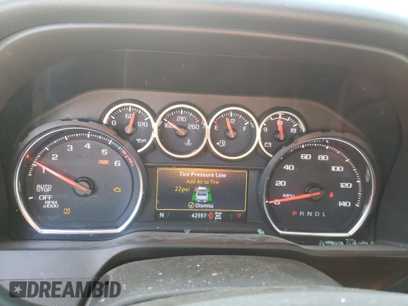 2021 Chevrolet Silverado 1500 RST with VIN 3GCUYEED1MG310162, listed as a Copart auction lot 56568724 with 42,557 mi miles and Salvage Title. Bid and sale history available at carsss.com. Image 9.