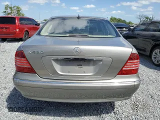 2003 Mercedes-Benz S 430 z VIN WDBNG70J93A351831, wystawiony jako Copart lot #52706965 z przebiegiem Nie podano mil oraz Nie do naprawy • Non repairable. Historia ofert i sprzedaży dostępna na DreamBid. Obrazek 6.