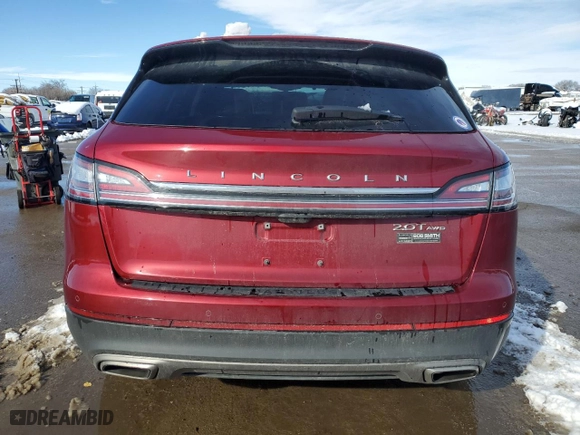 2019 Lincoln Nautilus Select with VIN 2LMPJ8K9XKBL53790, listed as a Copart auction lot 43559275 with NaN miles and Salvage Title. Bid and sale history available at carsss.com. Image 6.
