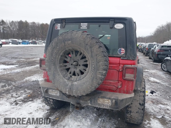 2018 Jeep Wrangler Unlimited Sport S with VIN 1C4HJXDG5JW131522, listed as a IAAI auction lot 41563099 with 75,405 mi miles and . Bid and sale history available at DreamBid. Image 15.