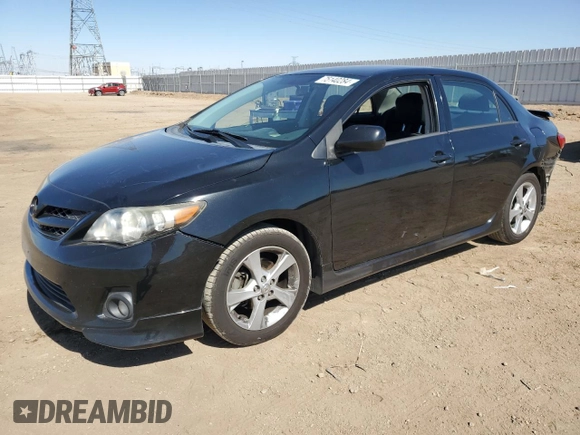 2013 Toyota Corolla L with VIN 2T1BU4EE3DC115390, listed as a Copart auction lot 75140284 with 108,976 mi miles and Salvage Title. Bid and sale history available at carsss.com. Image 1.