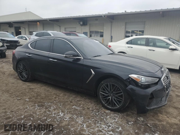 2019 Genesis G70 Advanced z VIN KMTG34LA4KU016698, wystawiony jako Copart lot #44620145 z przebiegiem 101 350 mil mil oraz Szkoda całkowita • Salvage title. Historia ofert i sprzedaży dostępna na DreamBid. Obrazek 4.