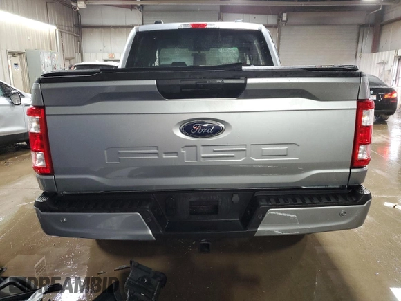 2023 Ford F-150 XL with VIN 1FTFW1E5XPFB86964, listed as a Copart auction lot 49287195 with 25,033 mi miles and Salvage Title. Bid and sale history available at carsss.com. Image 6.