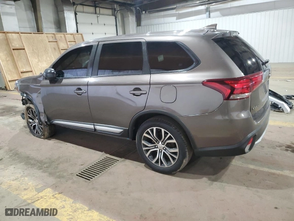 2017 Mitsubishi Outlander ES with VIN JA4AZ2A33HZ036006, listed as a Copart auction lot 49579895 with 165,099 mi miles and Salvage Title. Bid and sale history available at carsss.com. Image 2.