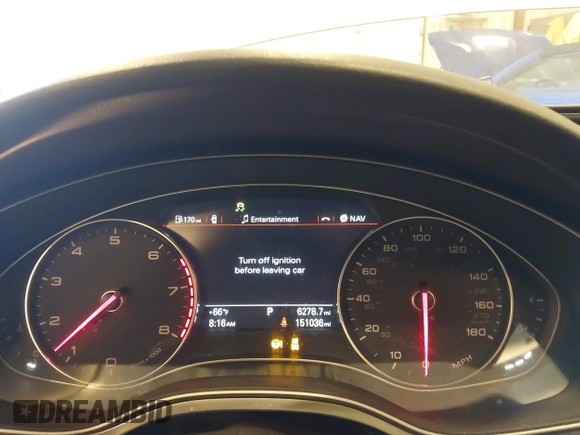 2014 Audi A6 Premium Plus with VIN WAUFGAFC7EN146819, listed as a IAAI auction lot 42072873 with 151,036 mi miles and . Bid and sale history available at DreamBid. Image 7.